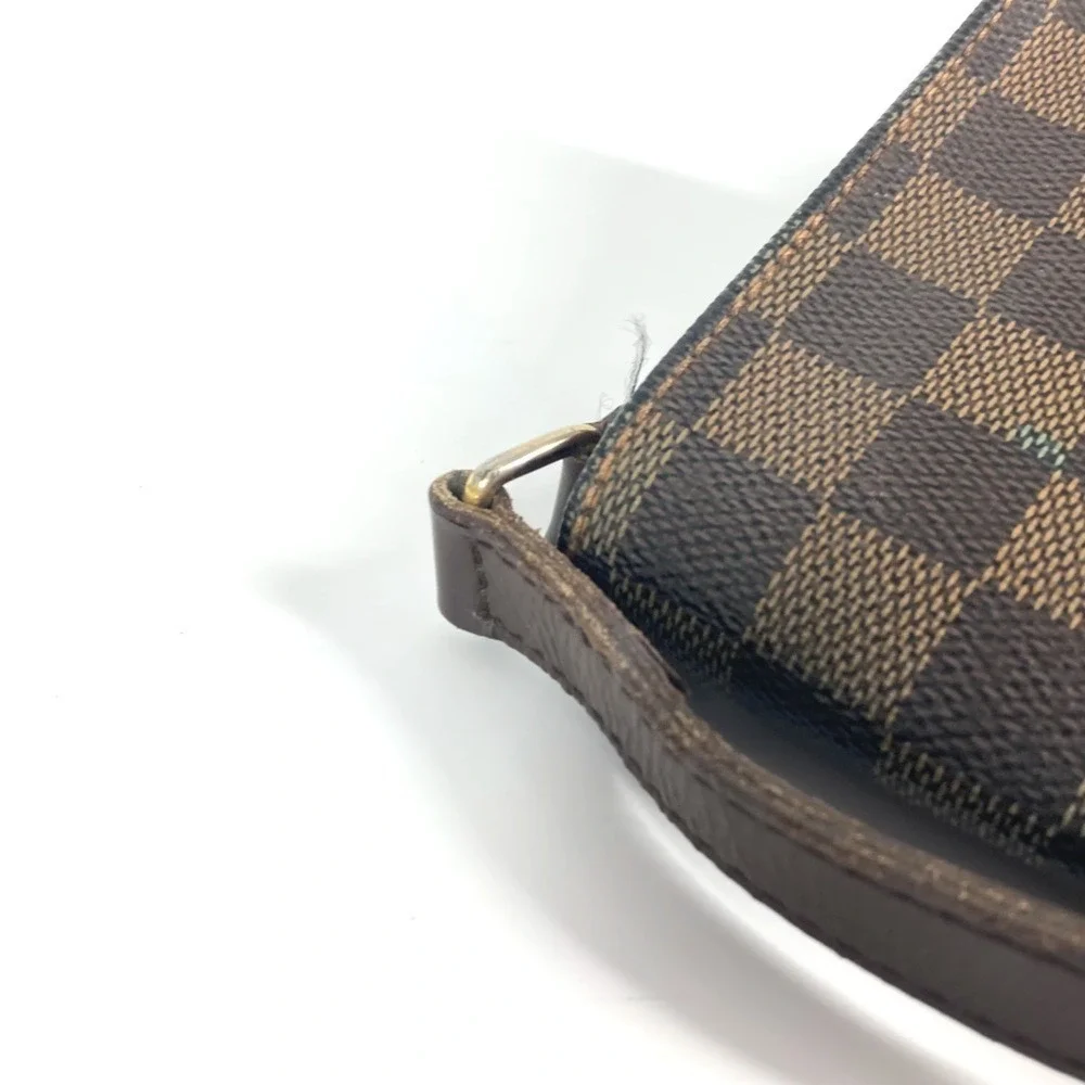 LOUIS VUITTON Brown Damier Canvas Pochette Shoulder Bag